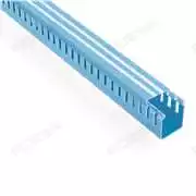 25x25 Delikli Kablo Kanalı - Mavi 2 Metre